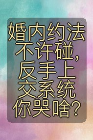 婚内约法不许碰，反手上交系统你哭啥？封面